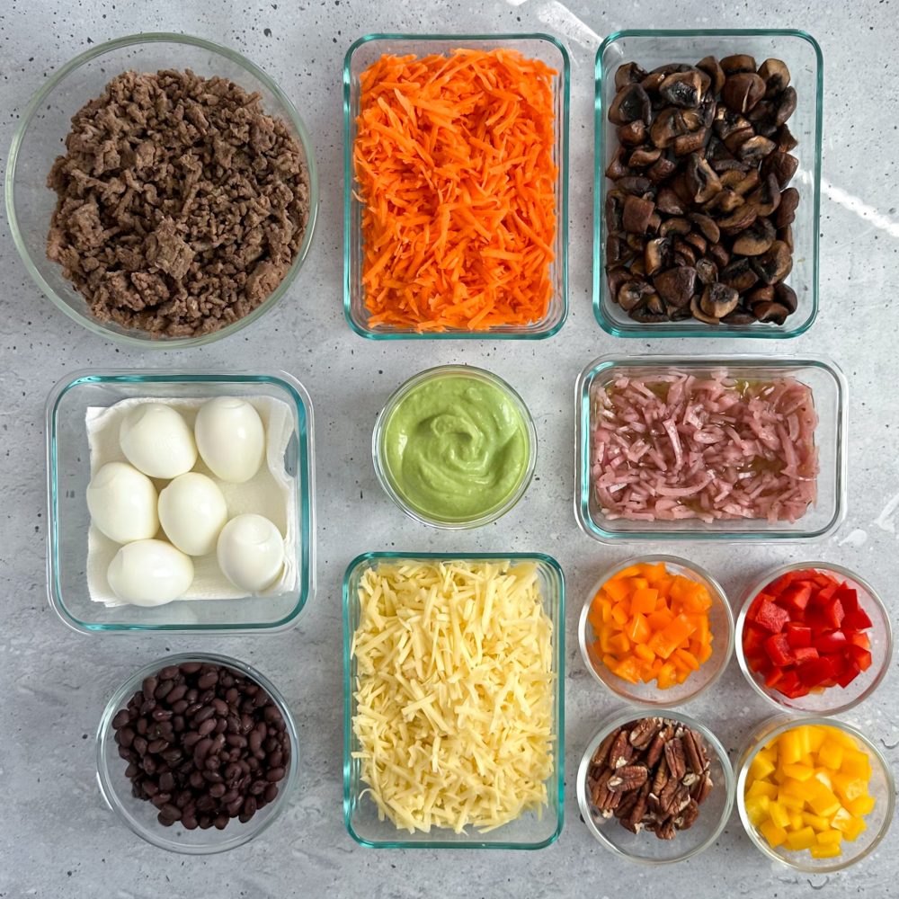 Ingredientes listos para cocinar